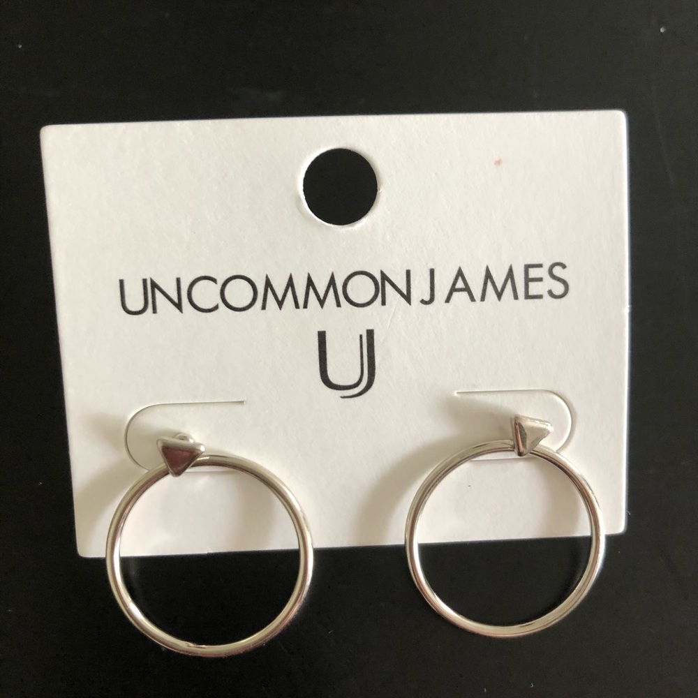 NWT! Uncommon James silver earrings